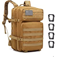 ZEHNHASE Mochila Táctica Impermeable 45L Gran Capacidad Nylon 600D Múltiples Bolsillos para Senderismo Acampada…